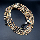 Authentic Ancient Islamic Roman Era Beads 5 Strands Necklace #NC 134
